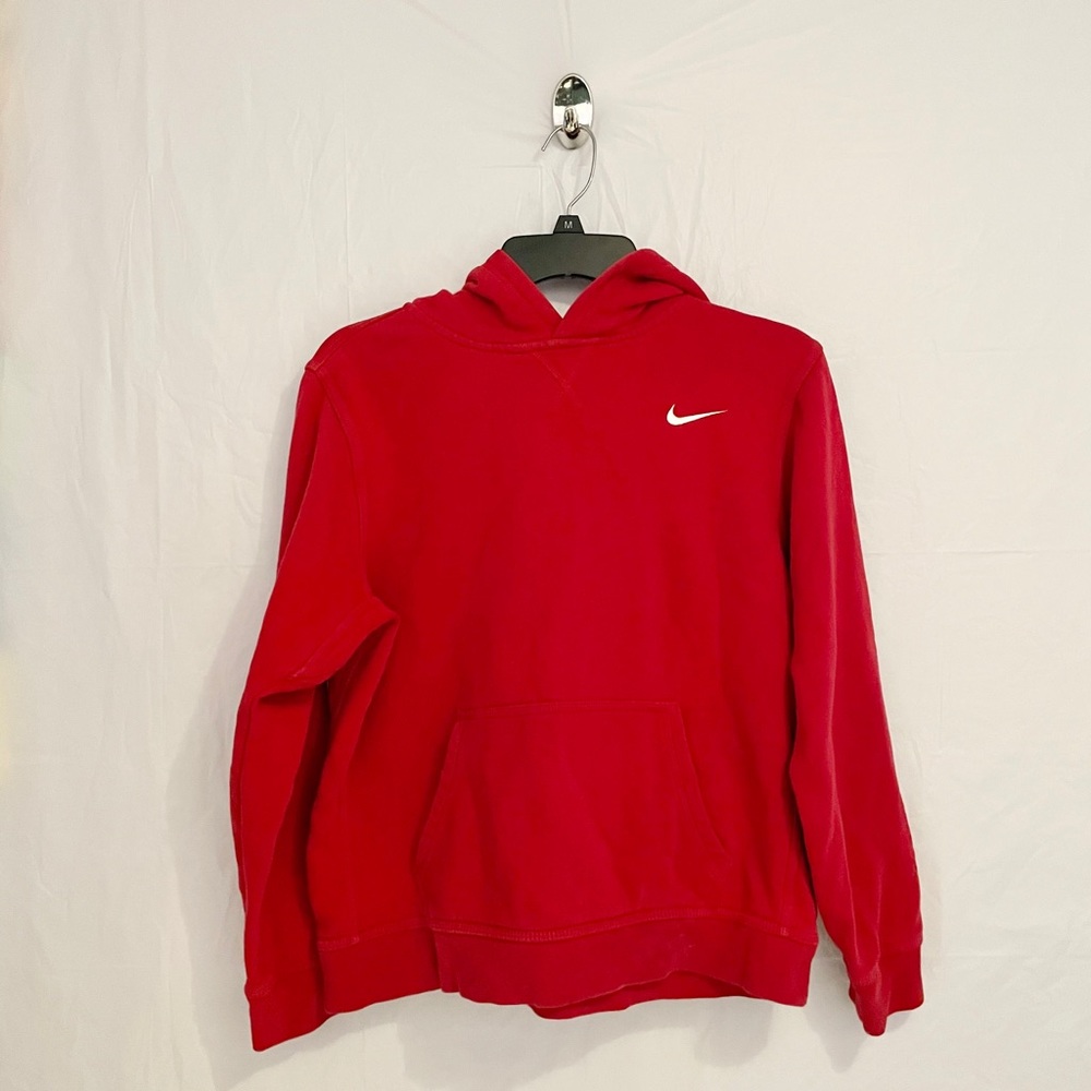 red nike hoodie